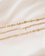 Custom Tennis Name Set (Gold)