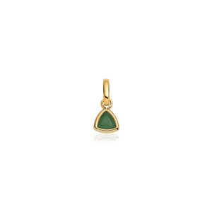 Droplet Birthstone Pendant (Gold)