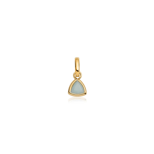 Droplet Birthstone Pendant (Gold)