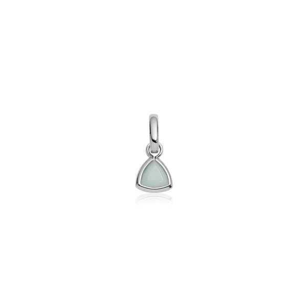 Droplet Birthstone Pendant (Silver)