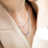 Editorial Date Necklace (Silver)