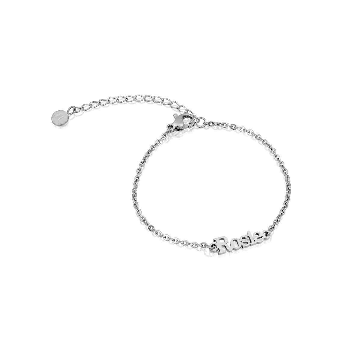 Editorial Name Bracelet (Silver) – Abbott Lyon