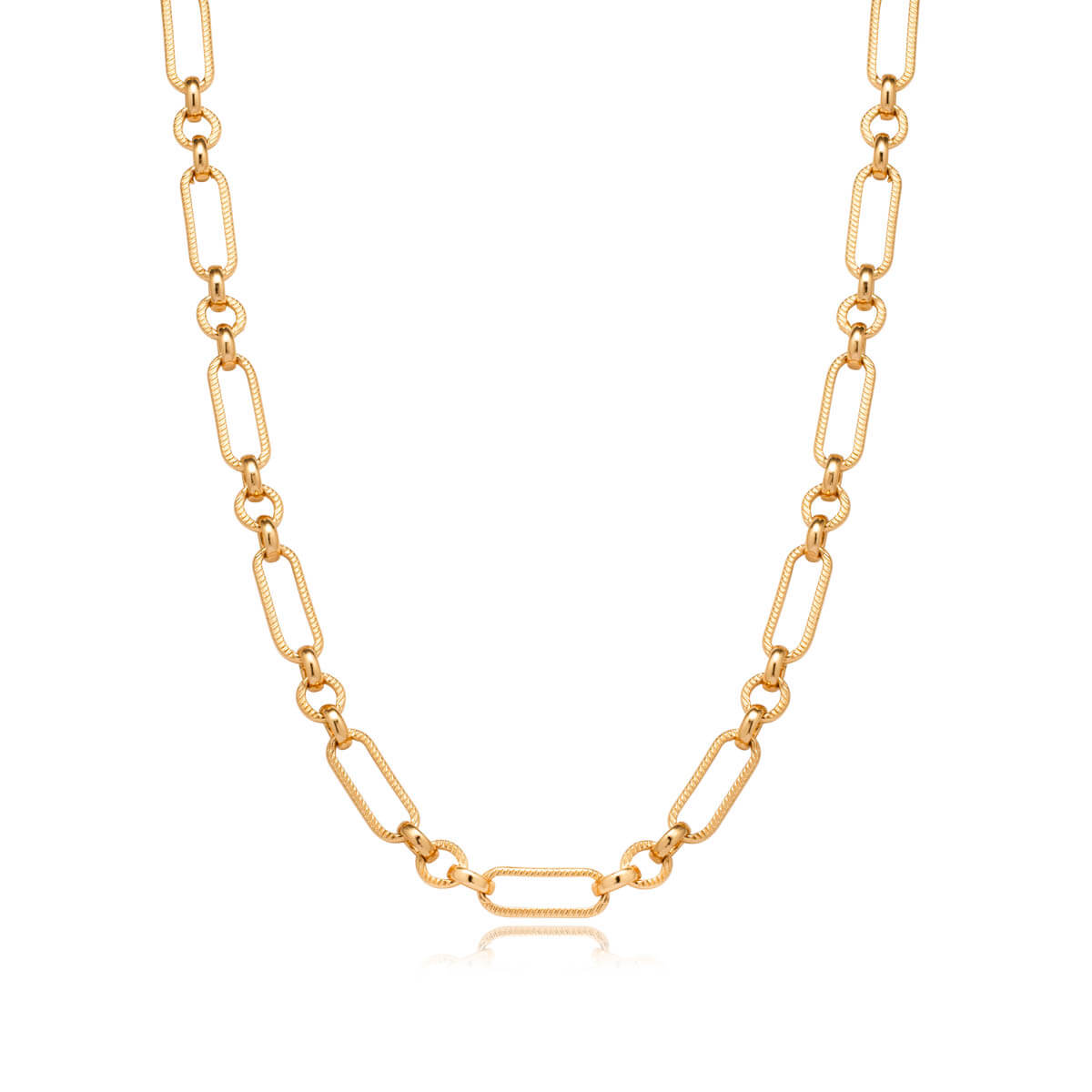 Figaro Chain Necklace (Gold) – Abbott Lyon