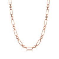 Figaro Chain Necklace (Rose Gold) – Abbott Lyon