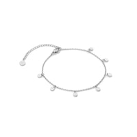 Hanging Disc Bracelet (Silver)