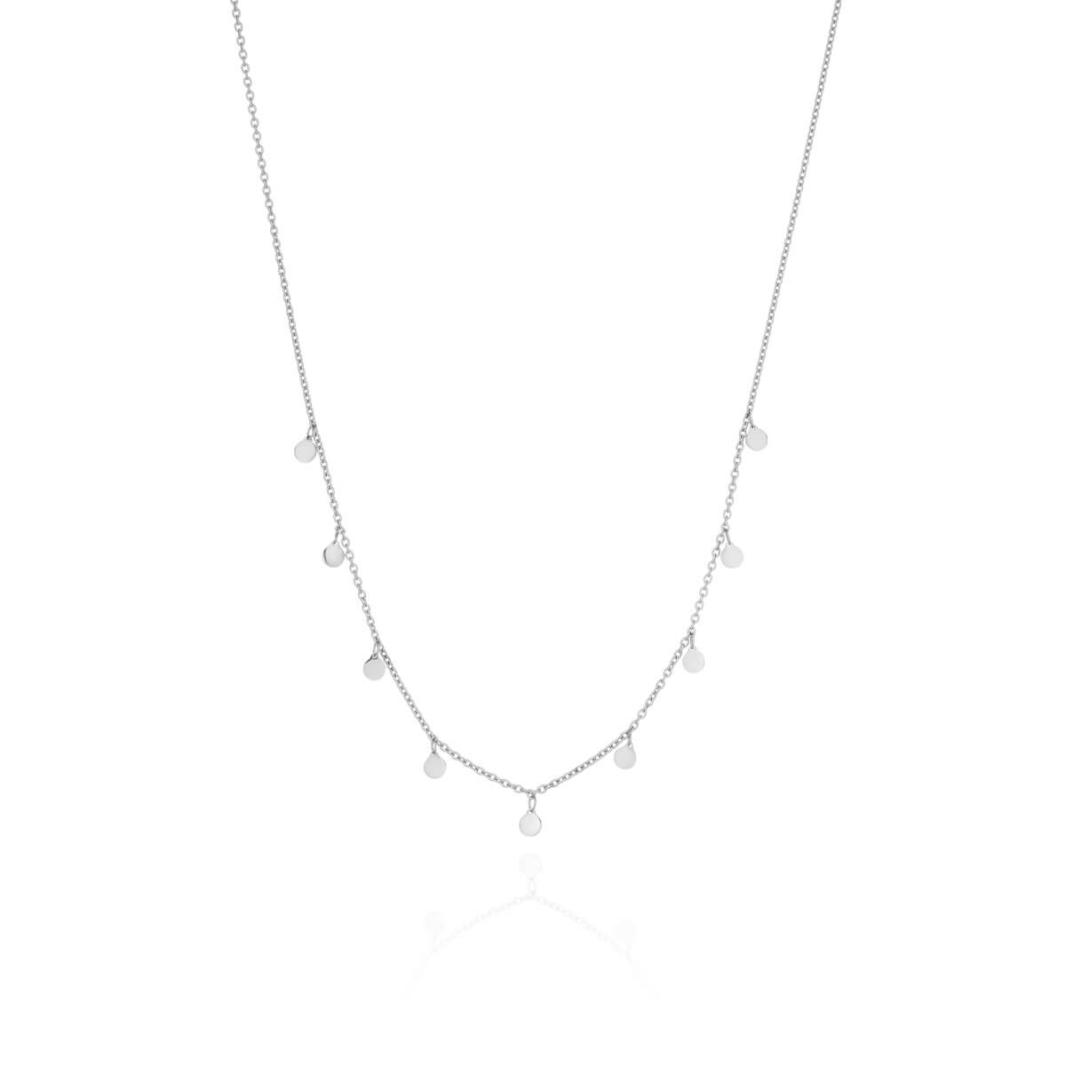 Hanging Disc Necklace (Silver) – Abbott Lyon