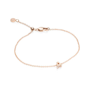 Initial Bracelet (Rose Gold)