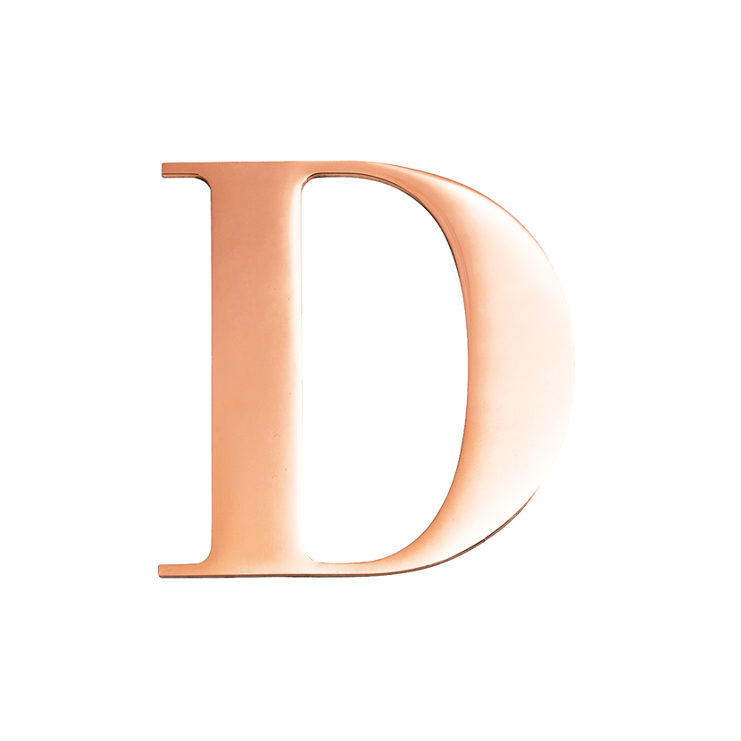 Large Metal Letters - Silver