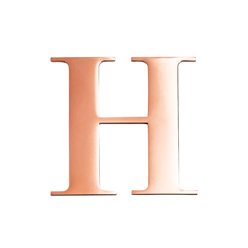 Large Metal Letters - Silver