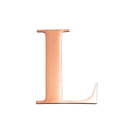 Large Metal Letters - Silver