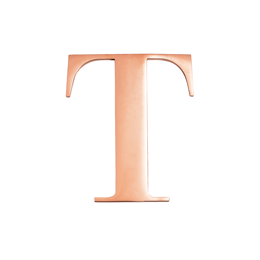 Large Metal Letters - Silver