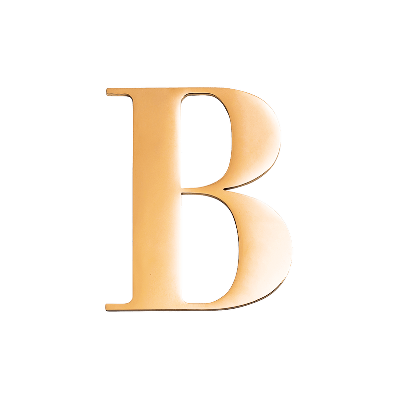 Large Metal Letters - Silver