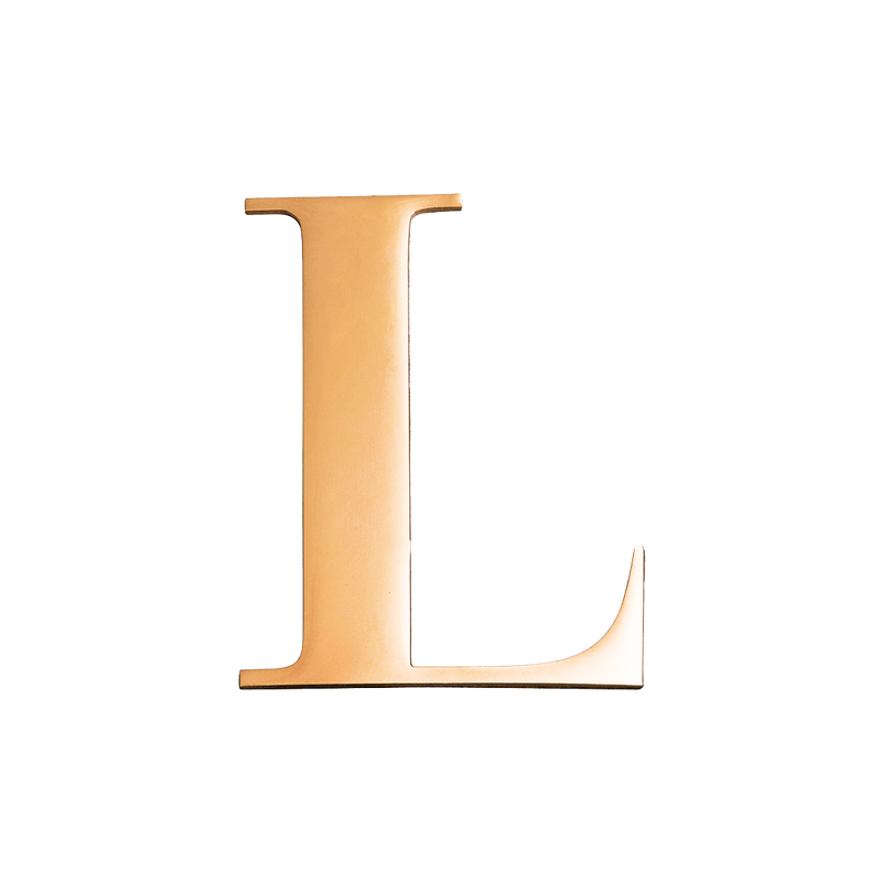 Large Metal Letters - Silver