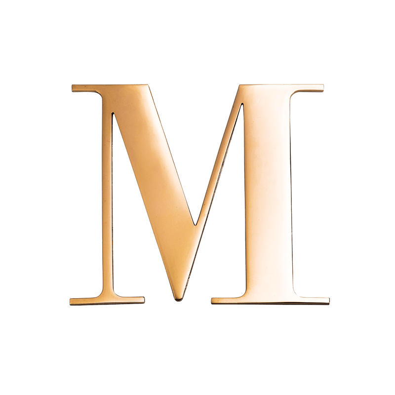 Large Metal Letters - Silver