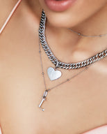 Letter Pendant (Silver)