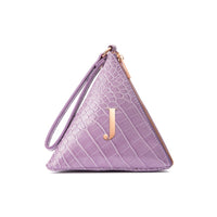 Lilly Pyramid Clutch Bag (Lilac/Rose Gold)