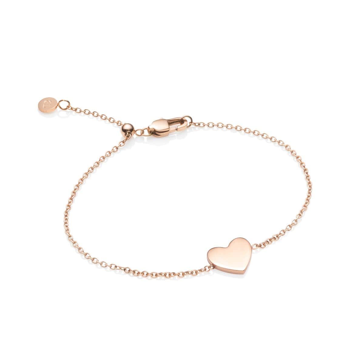 Little Luxe Heart Bracelet (Rose Gold) – Abbott Lyon