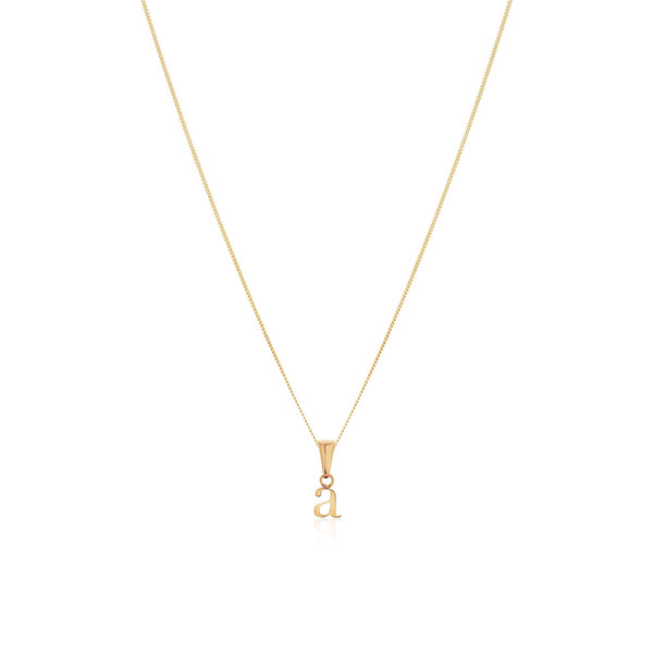 abbott lyon lowercase initial fine chain necklace gold 28546558525506 grande