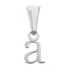 Lowercase Initial Pendant (Silver)