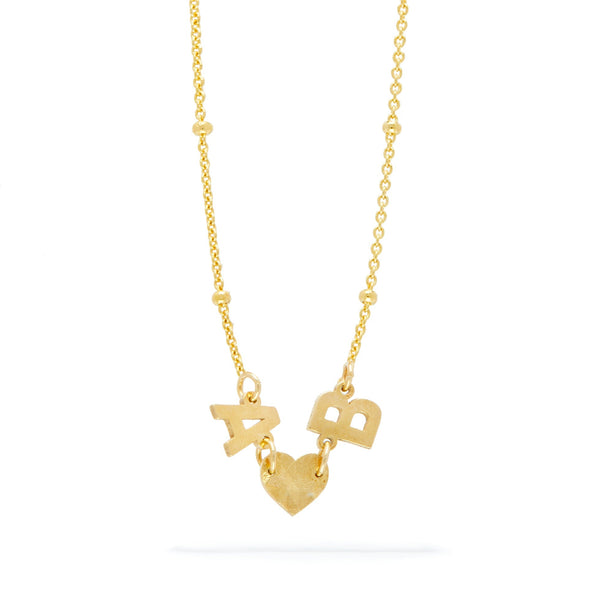 Necklace With Wings Pendant (Gold Plated) - Talisa