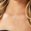 Luxe Custom Initials Necklace (Silver)