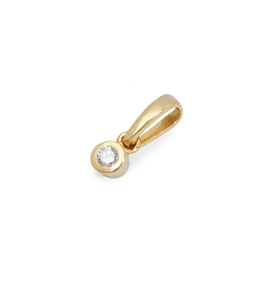 Luxe Diamond Pendant (Gold)