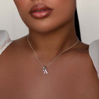 Luxe Diamond Pendant (Silver)