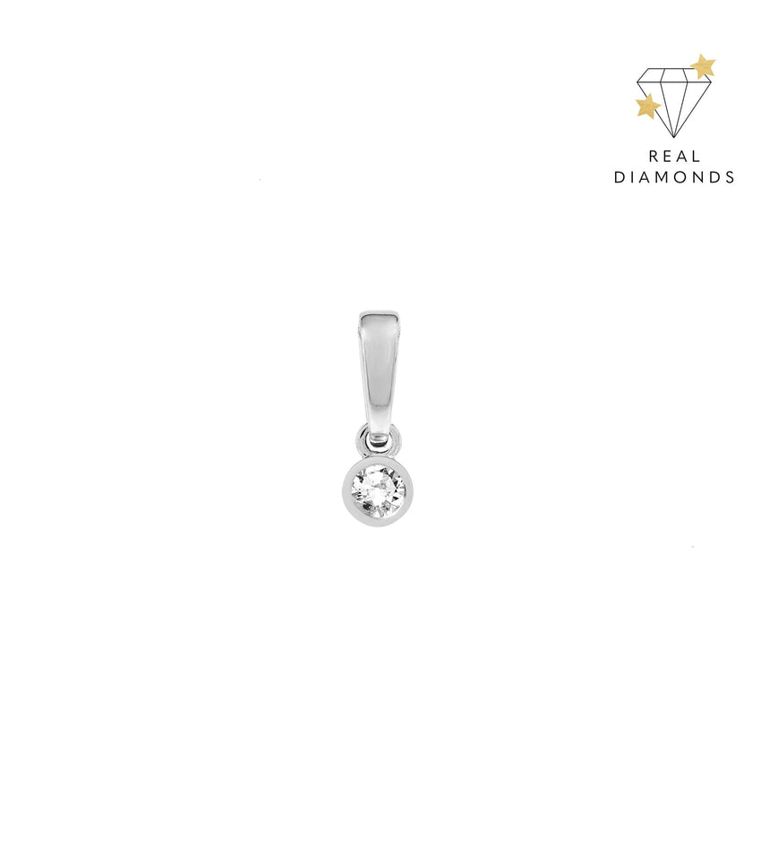 Diamond Pendant (Silver)