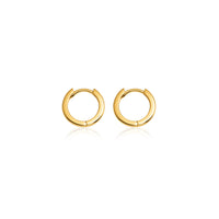 Luxe Huggie Hoop Earrings (Gold)