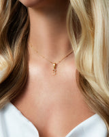 Luxe Mini Number Pendant (Gold)