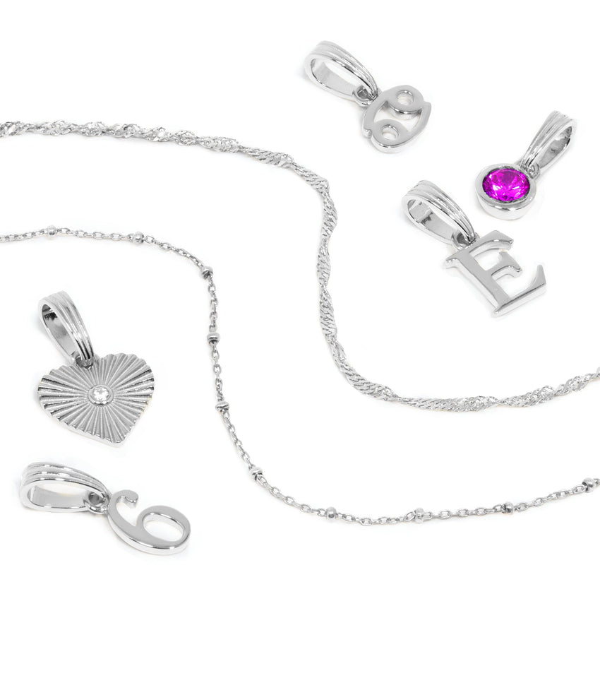 Luxe Mix & Match Necklace (Silver)