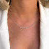 Luxe Signature Name Necklace (Silver)