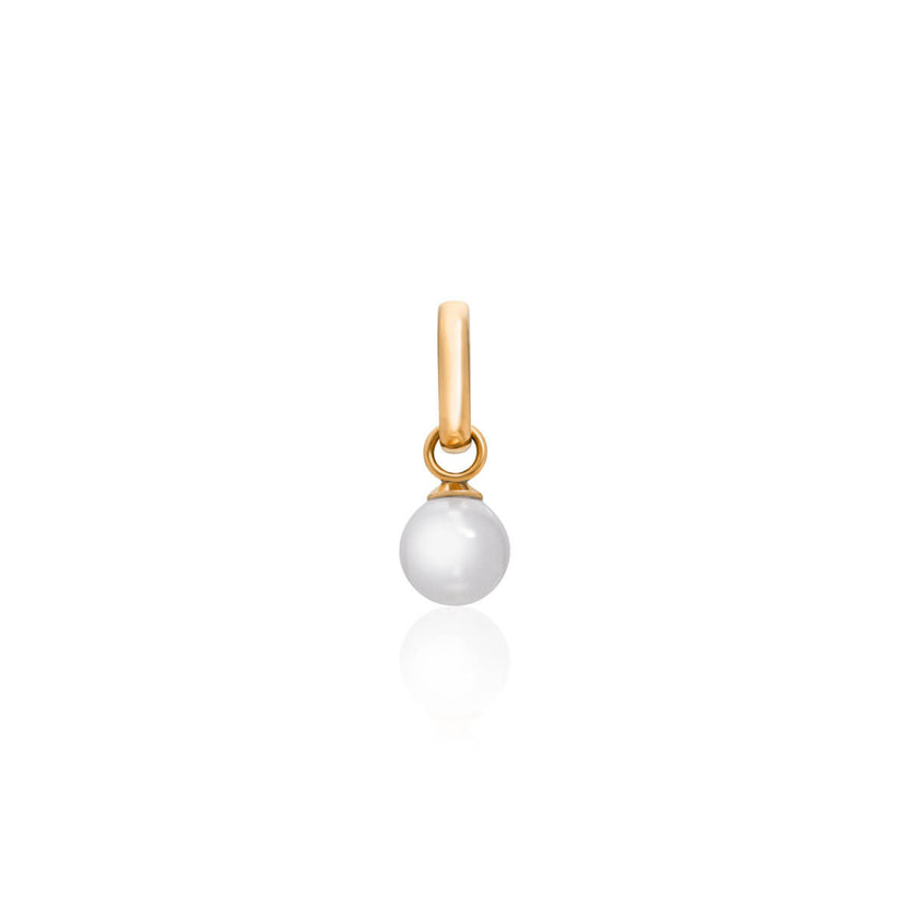 Mini Pearl Pendant (Gold)