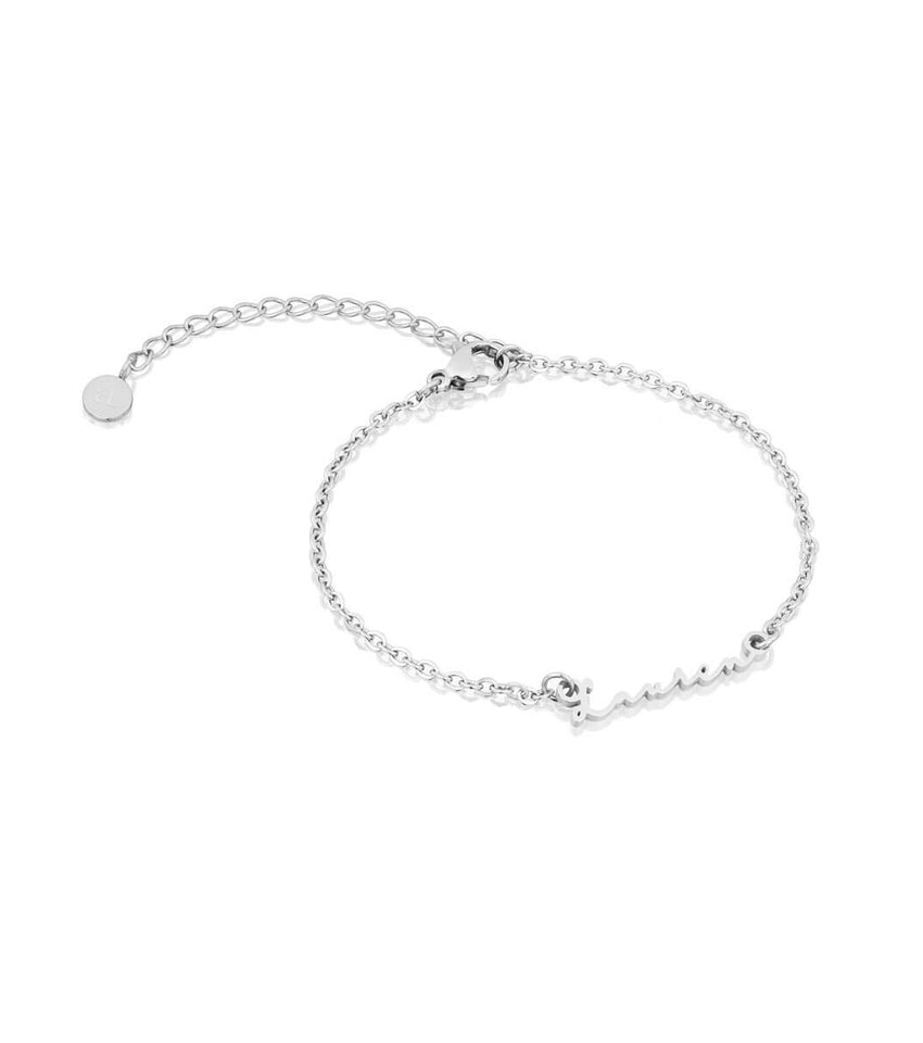 Mini Signature Name Bracelet (Silver) – Abbott Lyon