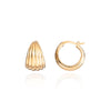 Ribbed Hoops (Gold)