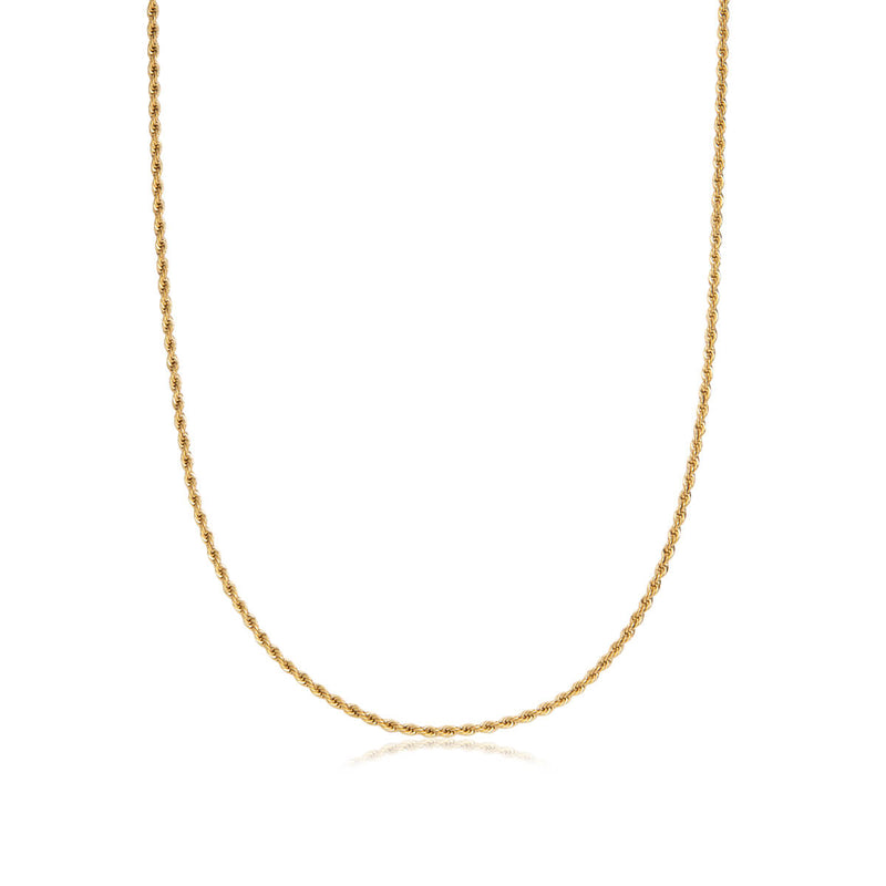 Rope Chain Necklace 20 in (Brass)