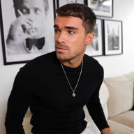 Rope Chain Necklace 20 in (Gun Silver)