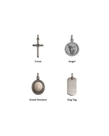 Rope Chain Necklace 20 in (Gun Silver)