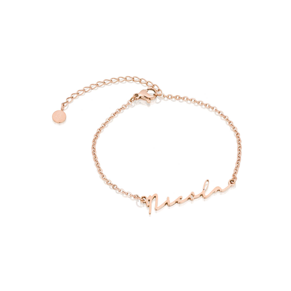 Signature Name Bracelet (Rose Gold) – Abbott Lyon