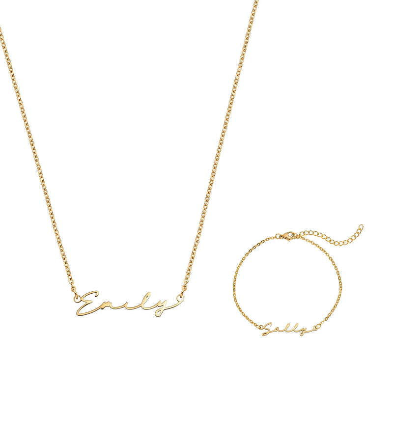 Signature Name Set (Gold)