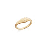 Small Heart Signet Ring (Gold)