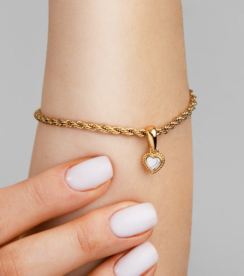 Small Rope Chain Small Rope Chain Bracelet (Gold) – Abbott Lyon