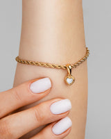 Small Rope Chain Bracelet (Gold)
