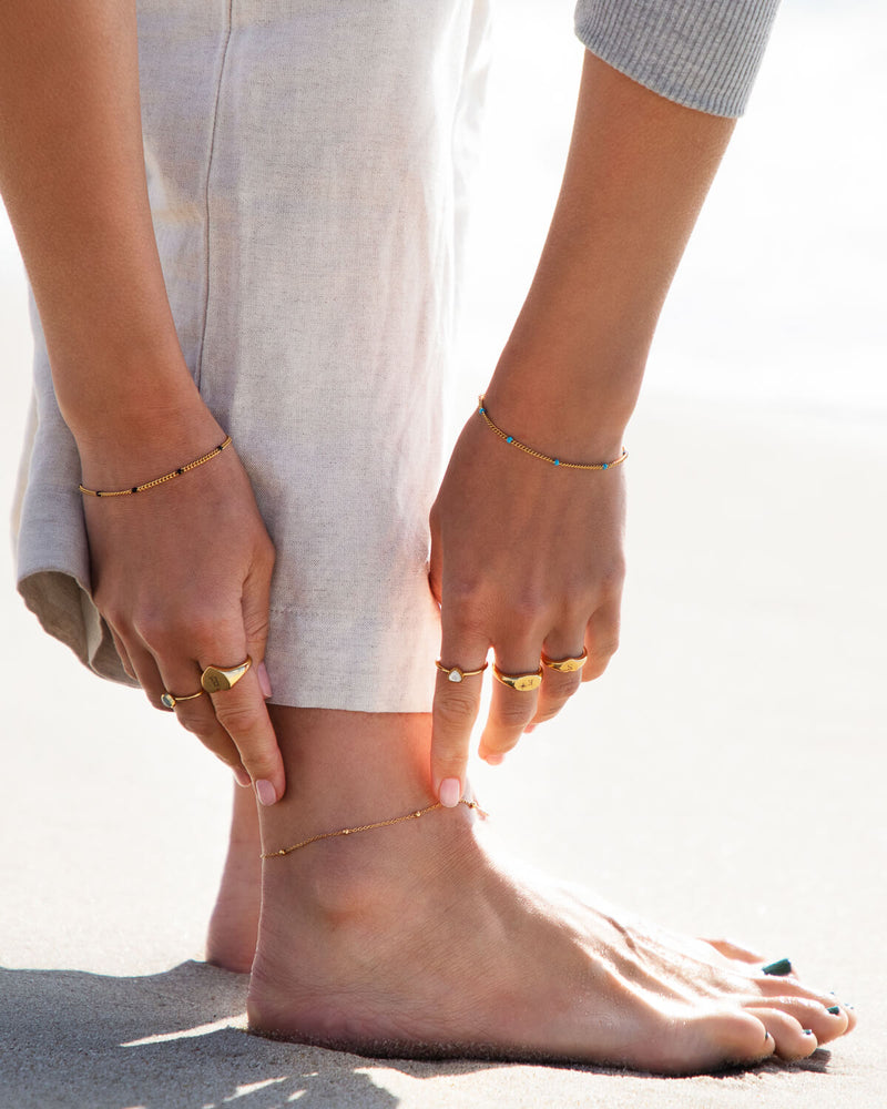 Ocean Charms Jewellery Set (Gold)