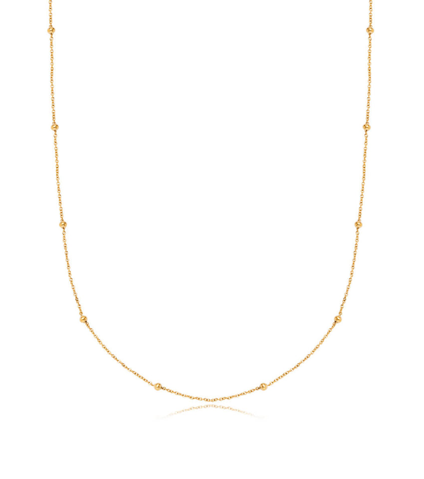 Sphere Chain Necklace (Gold)