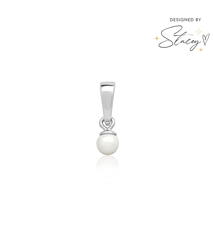 Stacey's Stories Pearl Charm (Silver)