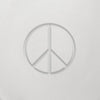 Stamped - Peace Disc Icon (Silver)