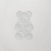 Stamped - Teddy Bear Disc Icon (Silver)