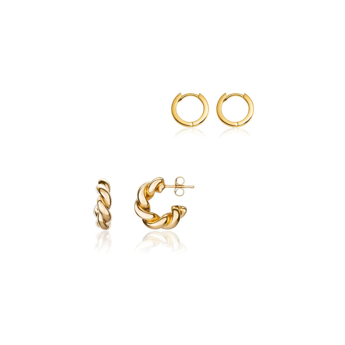 Twisted Huggie Set