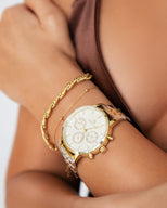 Pearl Link Nueva 40 Watch - Two Tone